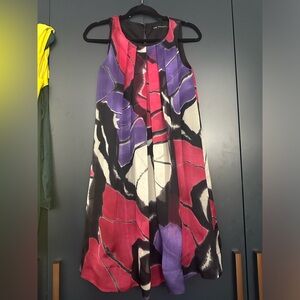 Silk A-line dress from Zara